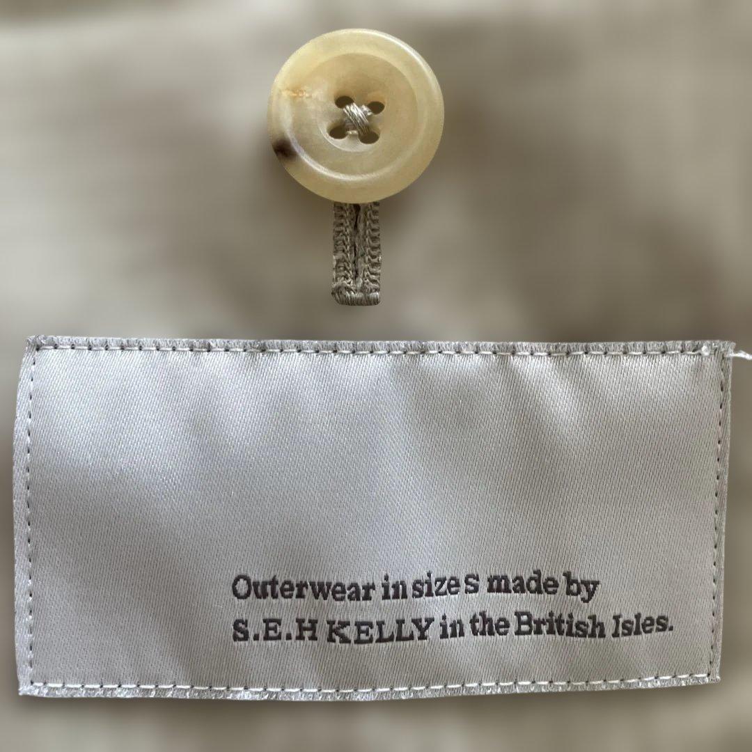 S.E.H KELLYベンタイルリップストップステンカラーコートSサイズ