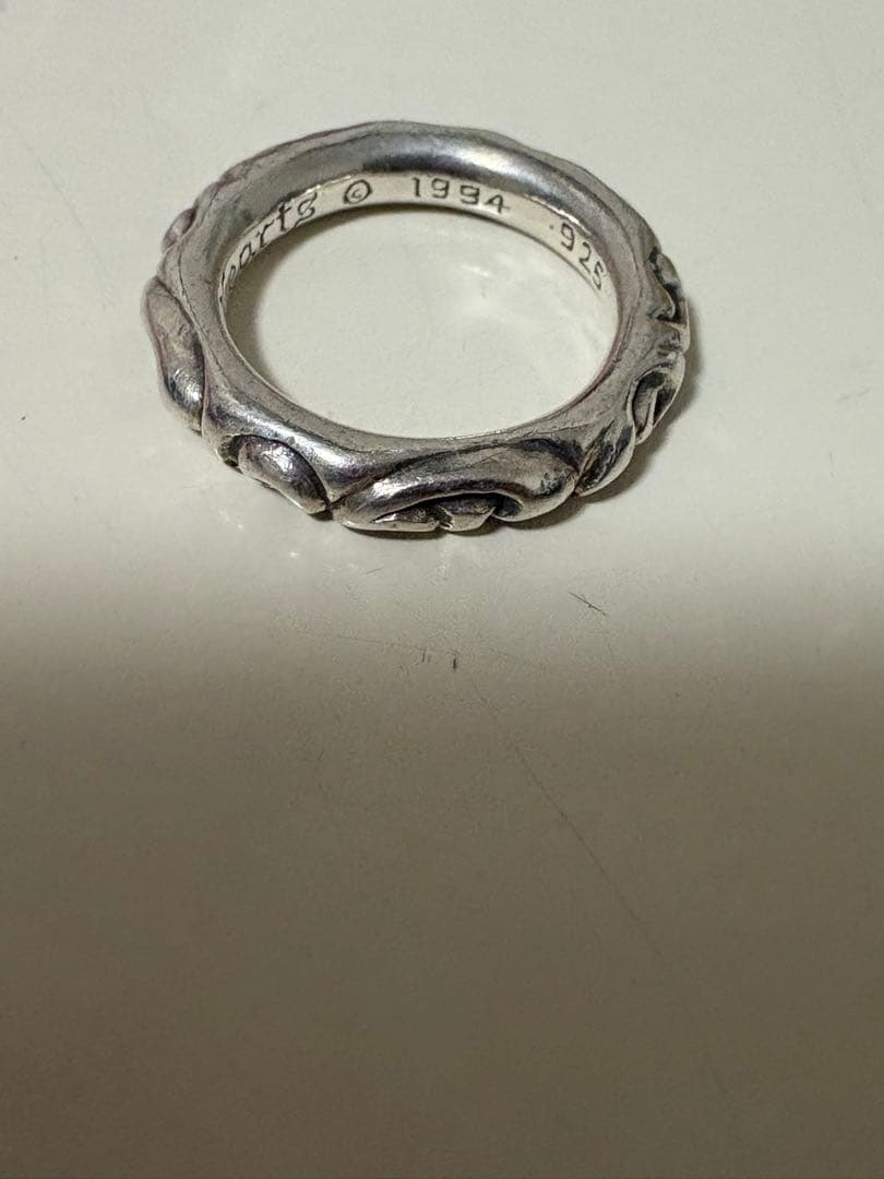 美品　CHROME HEARTS クロムハーツ スクロールバンド リング　指輪