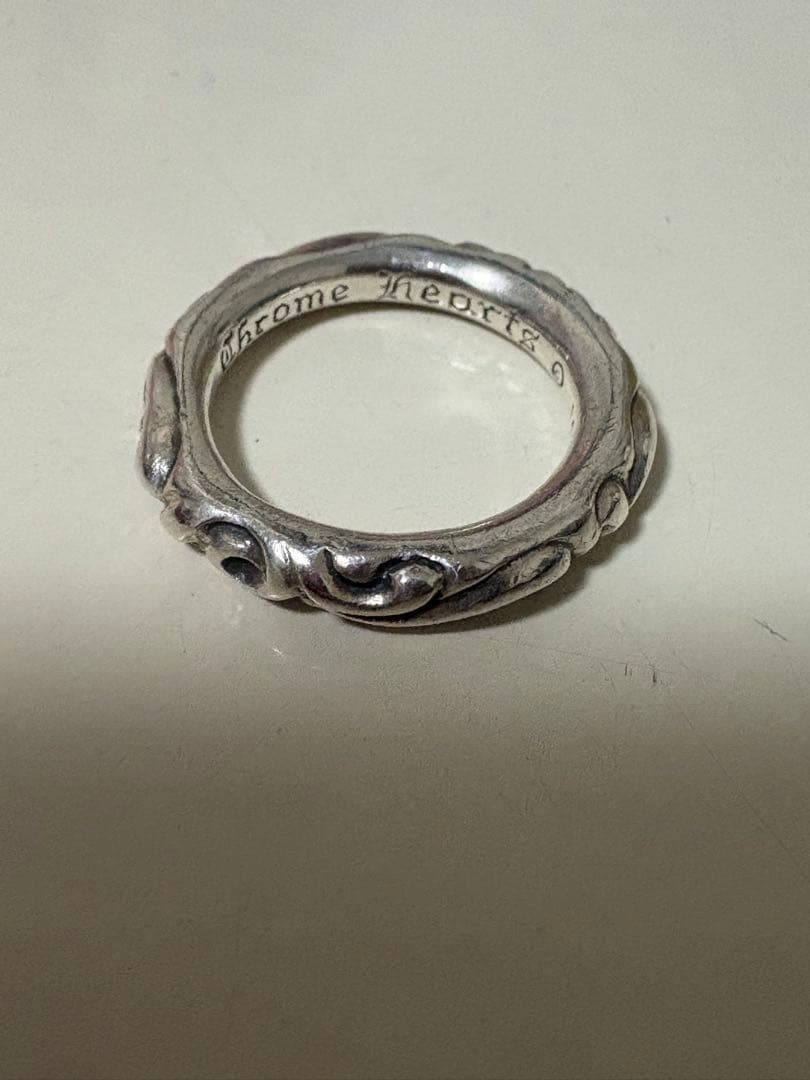 美品　CHROME HEARTS クロムハーツ スクロールバンド リング　指輪