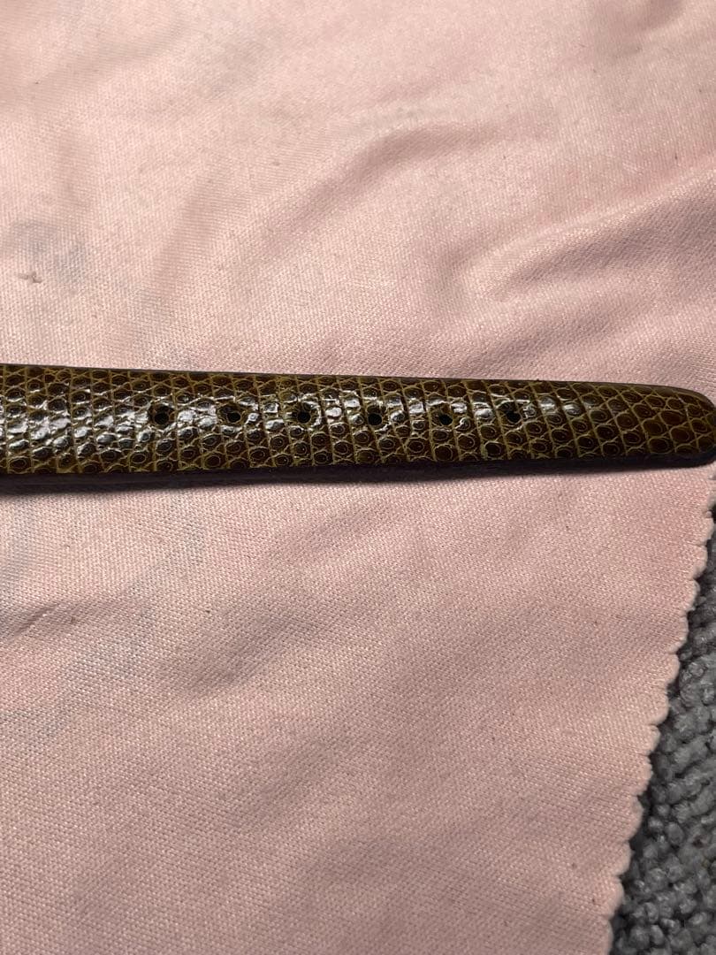 SWISS OMEGA Seamaster 自動巻 新品未使用リザード　箱　稼働