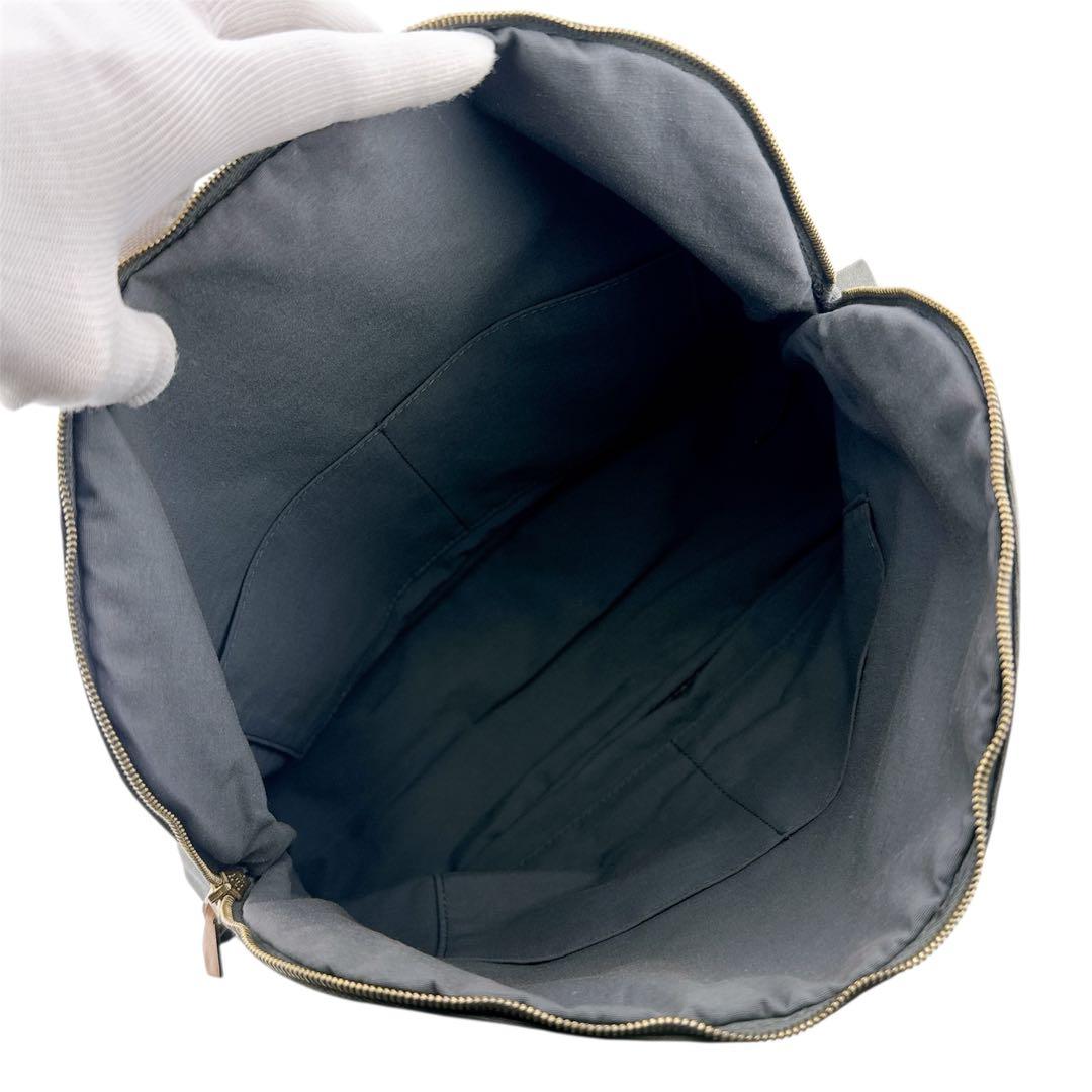 希少◇美品◇エルメス キャンバス ボリードポーチTGM ポーチ 大きめ グレー