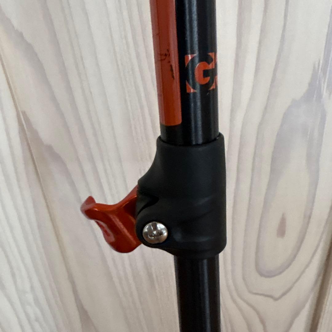 G3スキーポールオレンジ ブラック