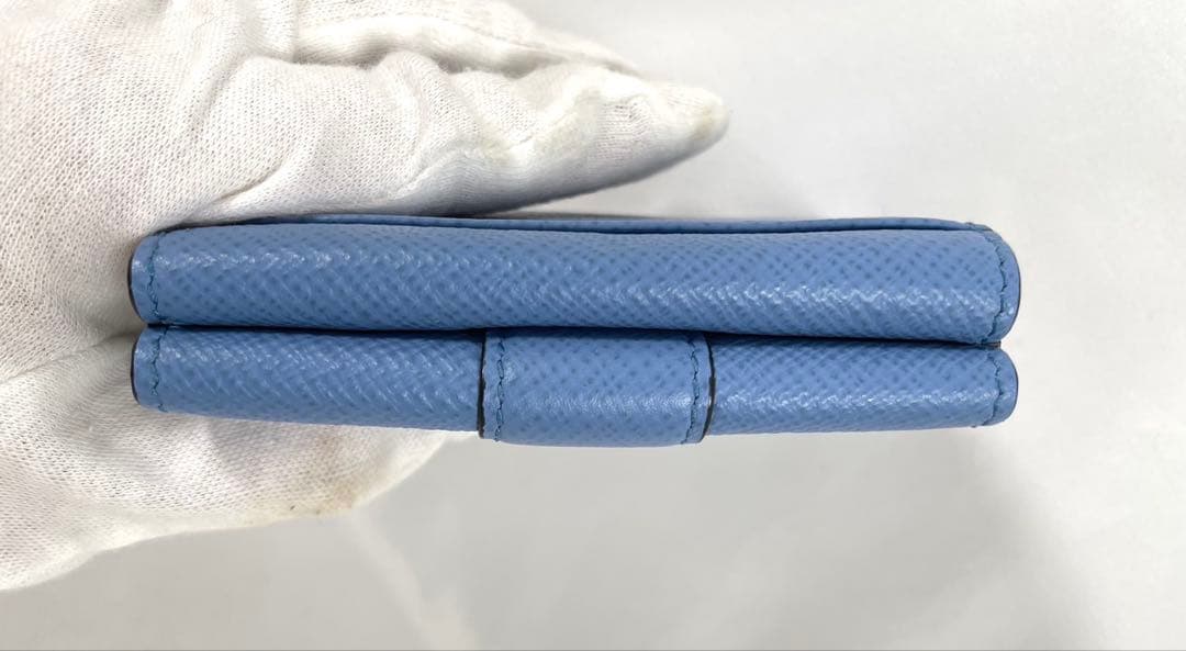 未使用に近い SMYTHSON スマイソン 三つ折り財布 PANAMA パナマ