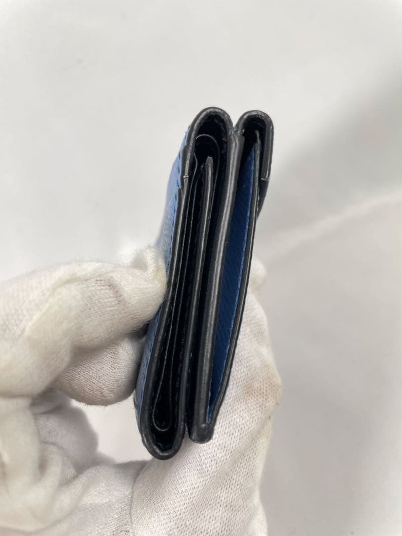 未使用に近い SMYTHSON スマイソン 三つ折り財布 PANAMA パナマ