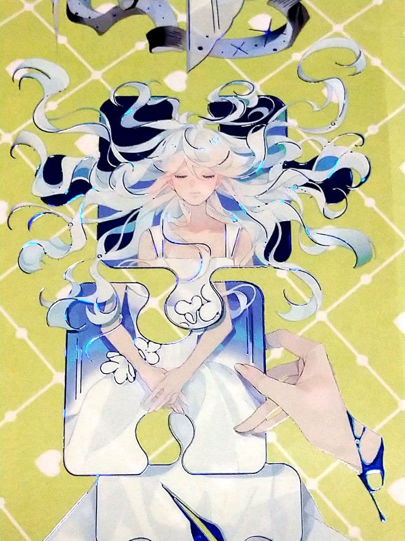 J976＃洄声·摆渡人(贝壳蓝)第九航道切り売り海外人物マステ女の子