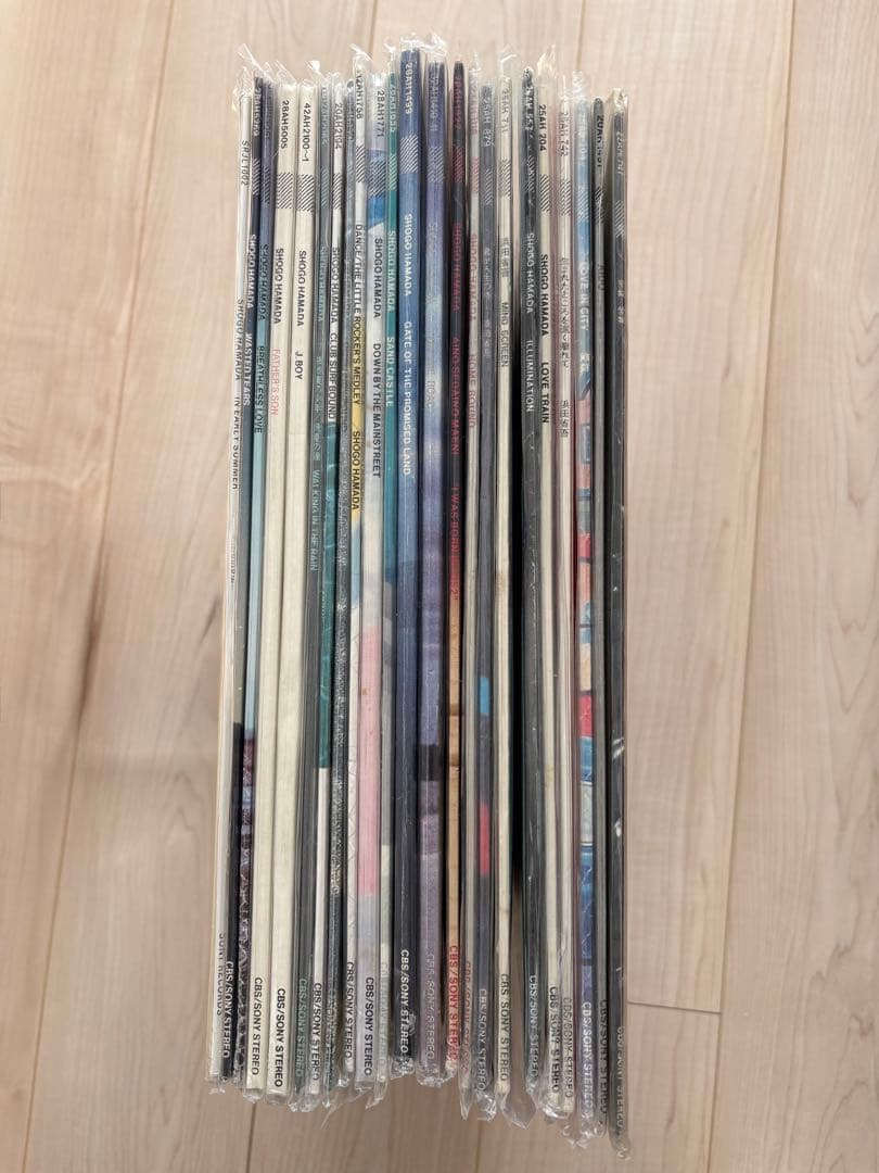 浜田省吾　アナログ盤ＬP まとめて24枚セット