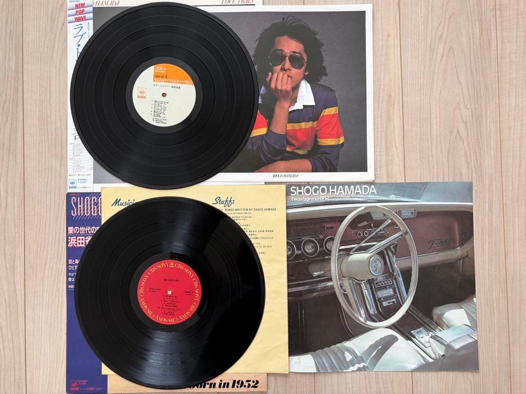 浜田省吾　アナログ盤ＬP まとめて24枚セット