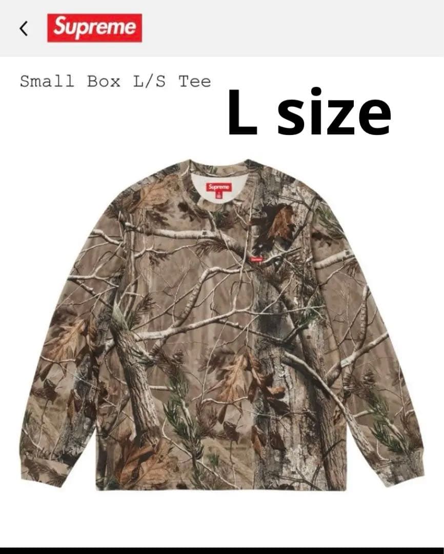 トップス SupremeSmallBox L/STee RealtreeAP Camo L