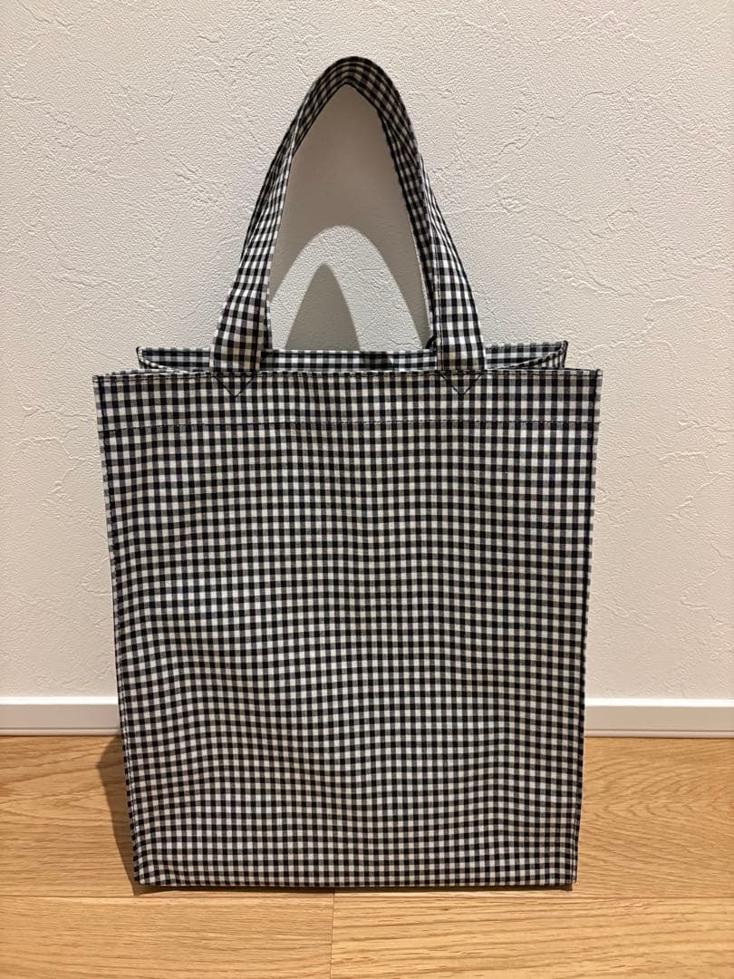 ファミリアトートバッグ　ギンガムチェック