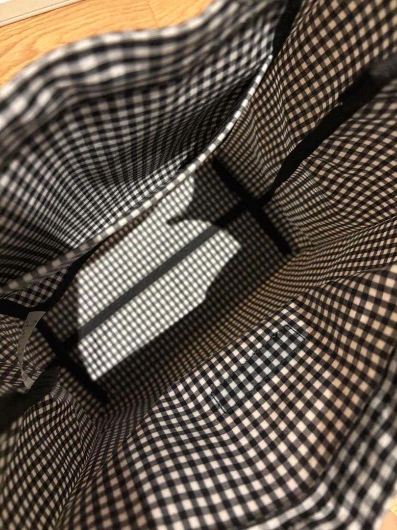 ファミリアトートバッグ　ギンガムチェック