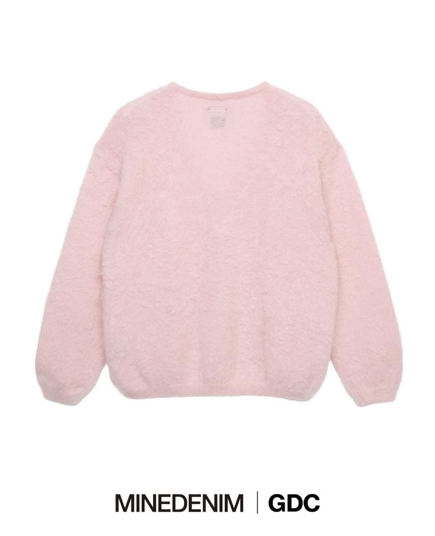 MINEDENIM × GDC collabo　MOHAIR CARDIGAN