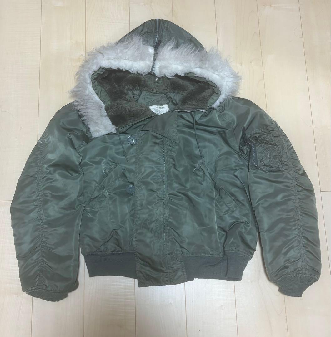 【90s USA製】ALPHAアルファ N-2B フライトジャケット