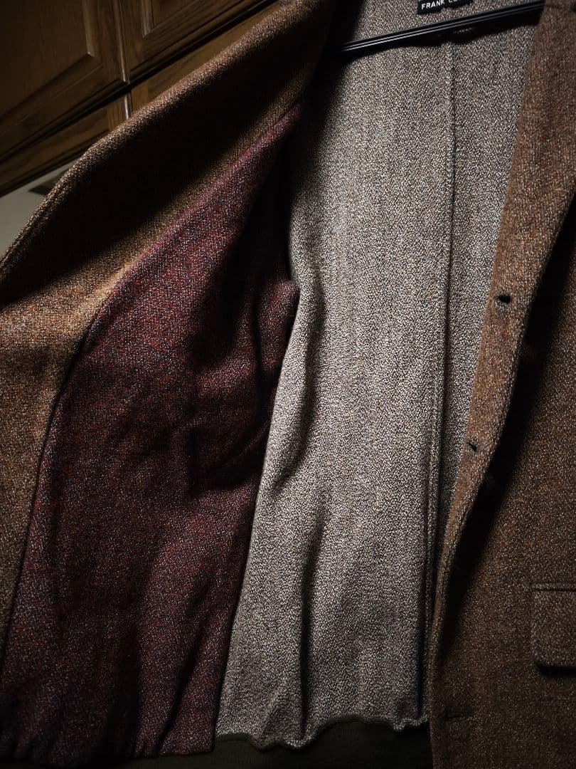 フランクリーダー　ヴィンテージミックスウール　カーディガン　サイズS相当