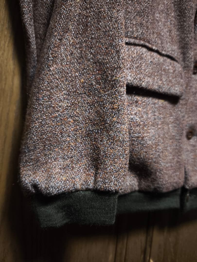 フランクリーダー　ヴィンテージミックスウール　カーディガン　サイズS相当