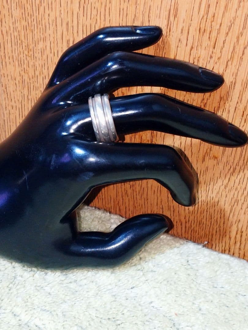 ティファニーダブルライングルーブドリング　13.5〜14号　sv925