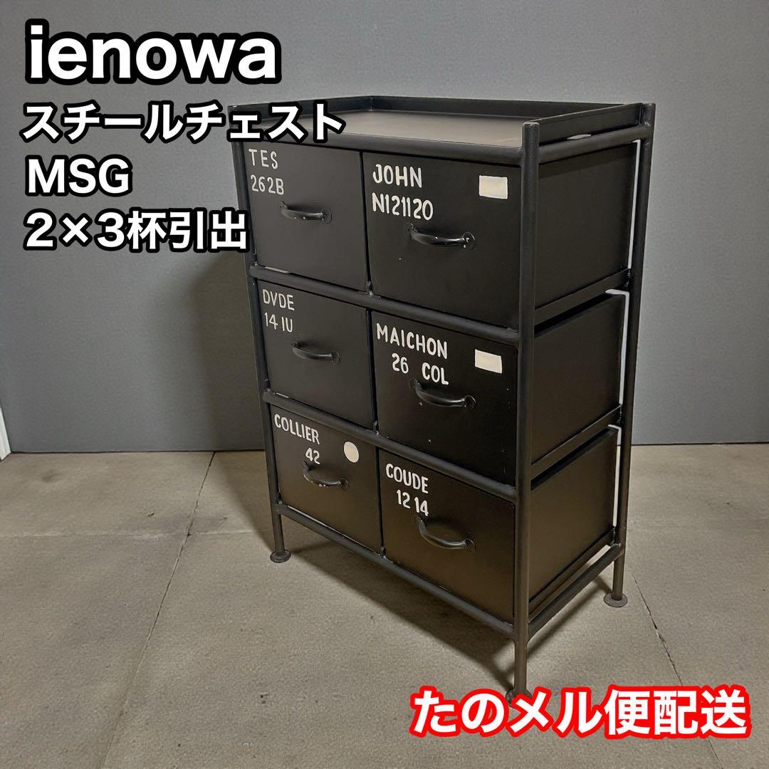 ienowa イエノワ　スチールラック　6杯引出　MSG スチールチェスト