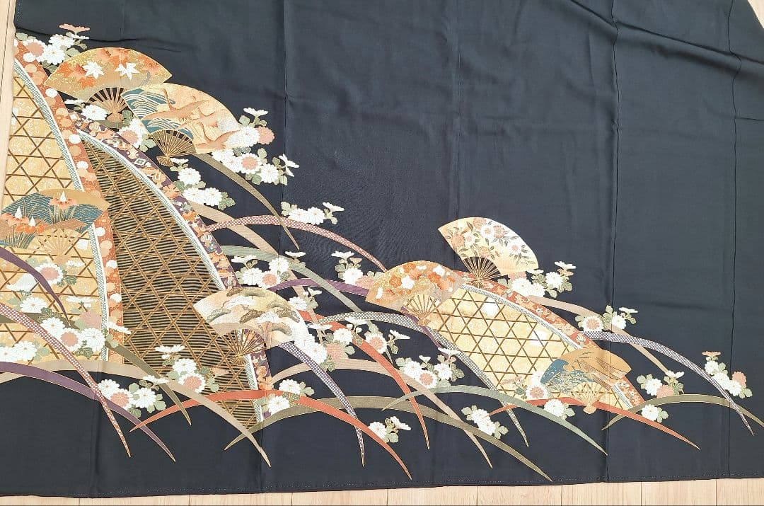 着物リメイクワンピース3630