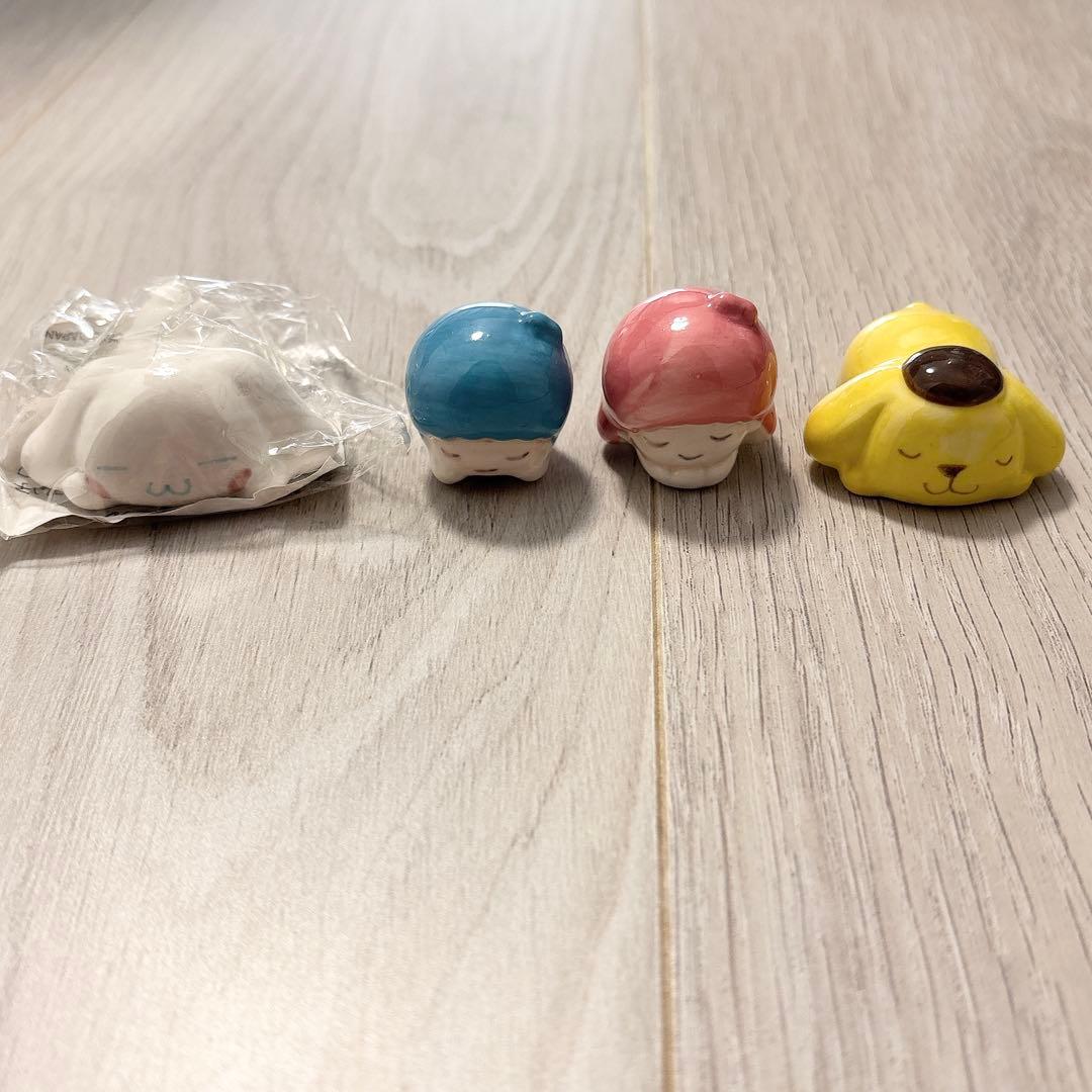 レア　京樽限定　当時品　サンリオ　陶器　箸置き　カトラリーレスト 当時物