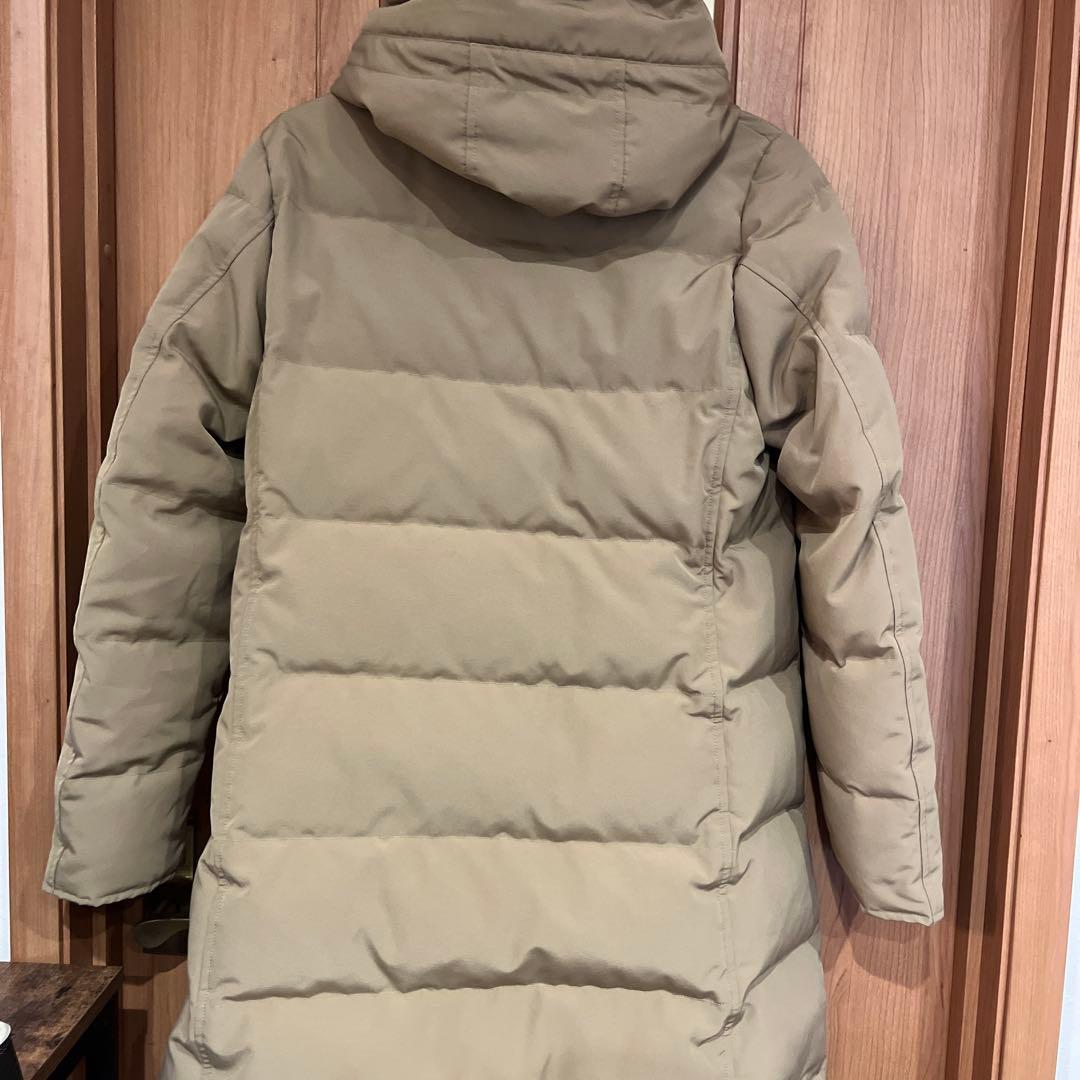 ダントン　ベージュ フード付き ダウンジャケット38