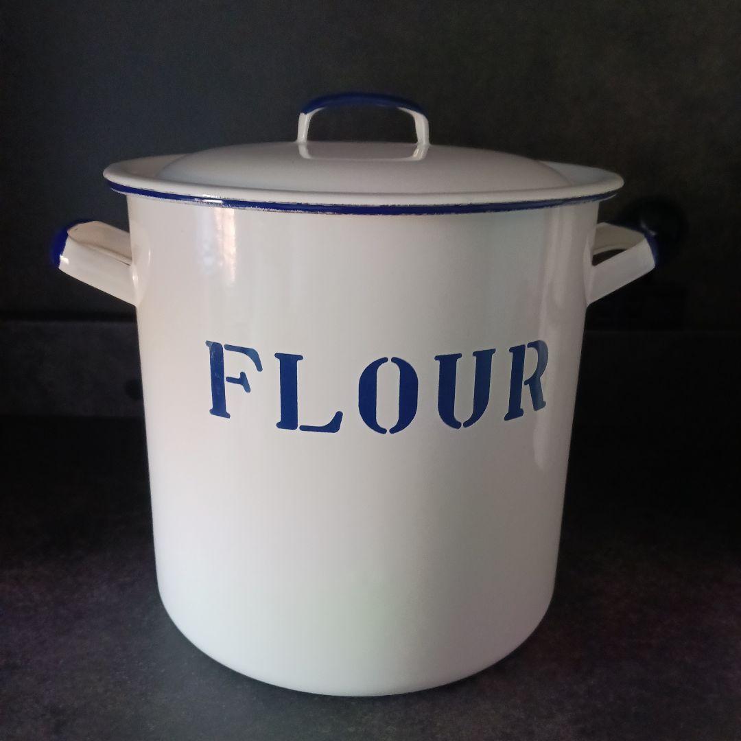 ホーロー製収納容器セット（フラワー・クッキー）