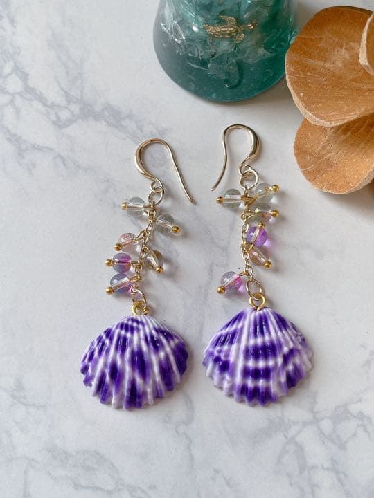 シェルピアス イヤリング