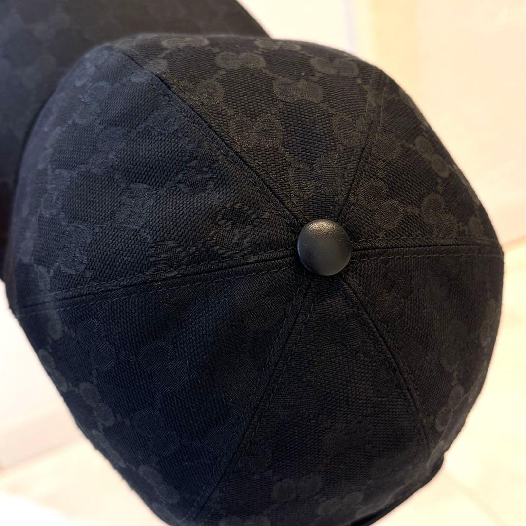 GUCCI グッチ GG キャンバス　ベースボール　キャップ M 58