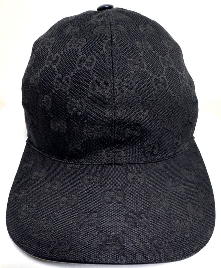 GUCCI グッチ GG キャンバス　ベースボール　キャップ M 58