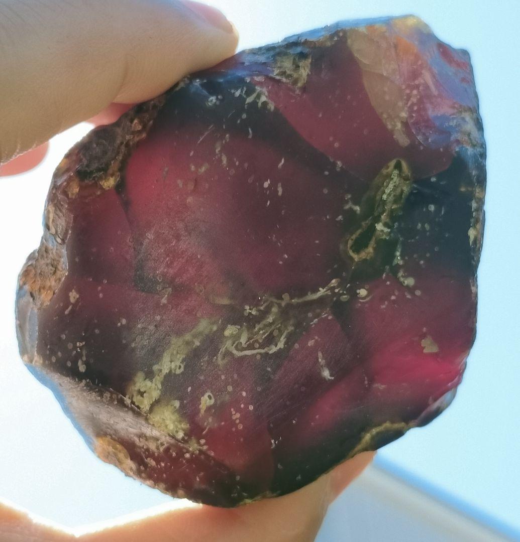 最高品質　ブルーアンバー　インドネシア　スマトラ　琥珀　天然石 　原石