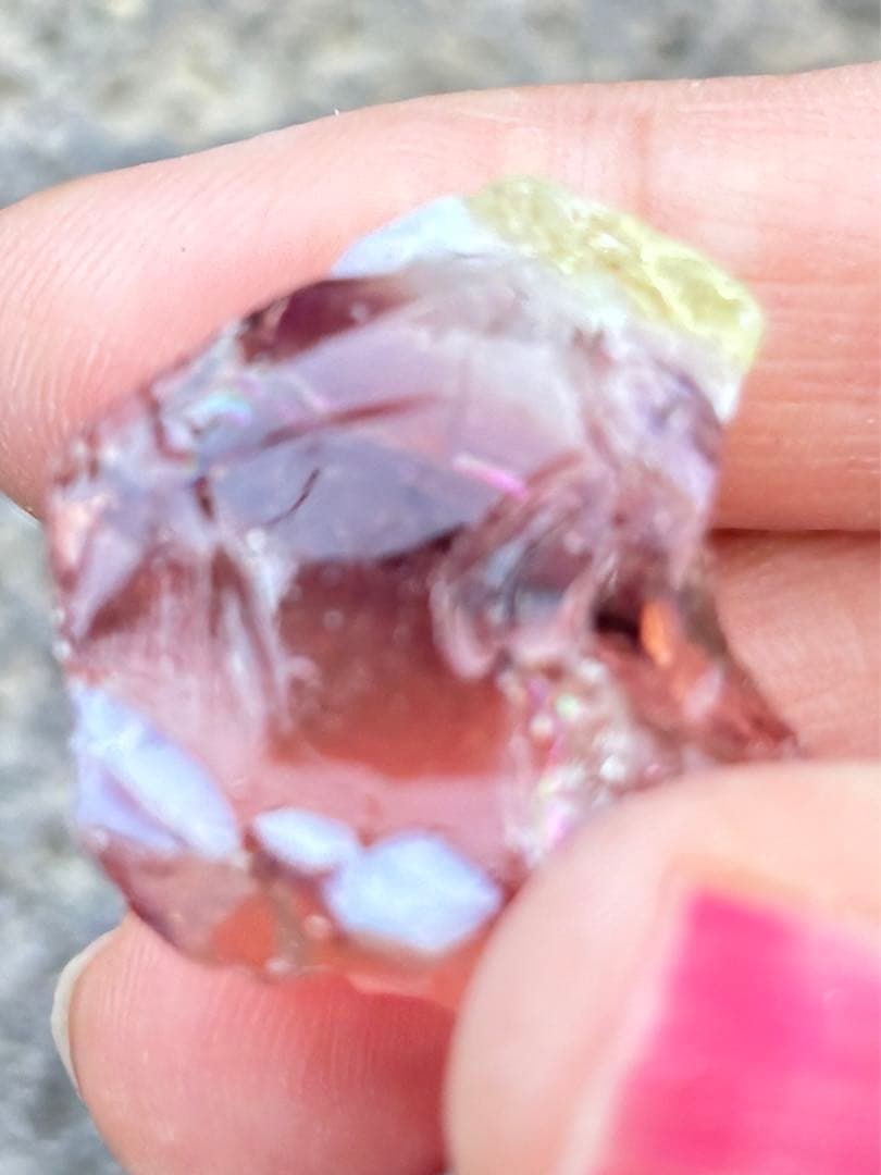 マルチ　アンダラクリスタル　アメリカ　シェラネバダ産　アンダラ　希少　レインボー