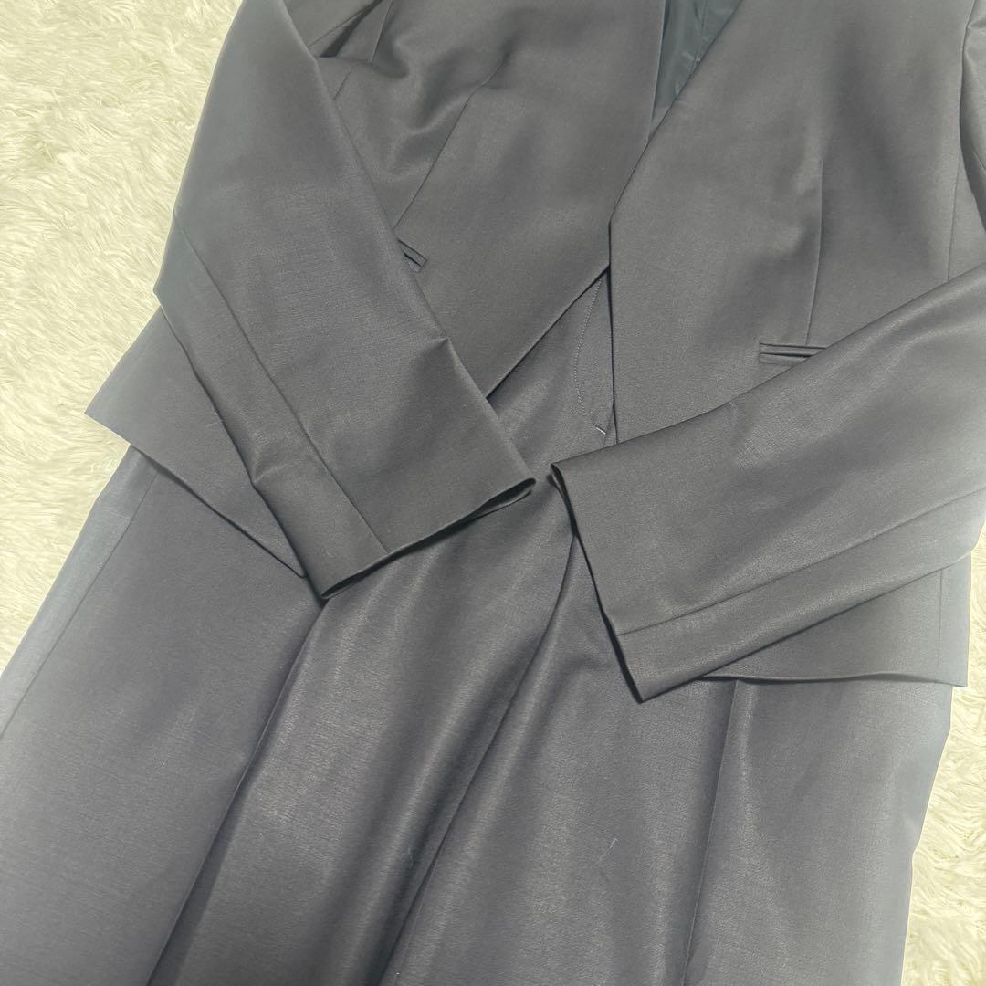 極上美品 大きめ セオリー パンツスーツ SUPER TAILOR ネイビー