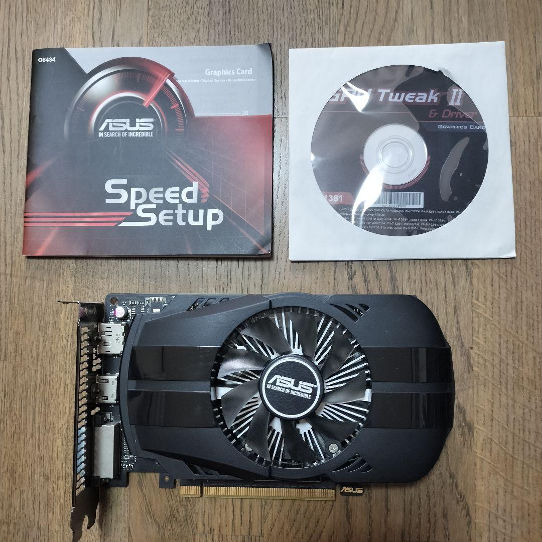 グラフィックボード・グラボ・ビデオカード ASUS GeForce GTX 1050 Ti 4GB