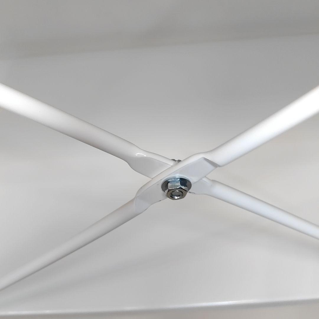 【無印良品】スチールユニットシェルフ・スチール棚セット・中 /ライトグレー(白)