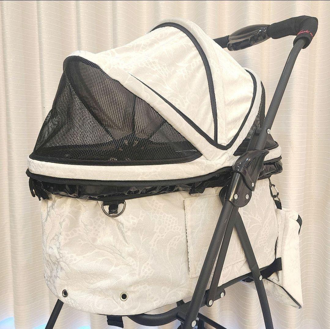 【ミナのミナクル】天使のカート M Ver.3 ホワイト 白 ダマスク