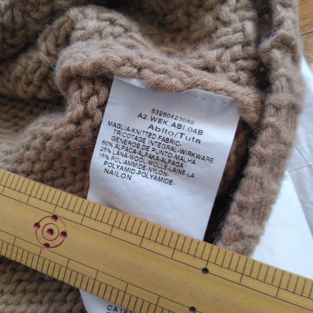 さくら様　美品　マックスマーラケーブル編み ニットアルパカワンピースとセーター