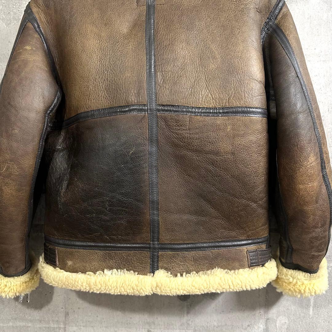AVIREX B-3 フライトジャケット ムートン USA製 1978復刻タイプ