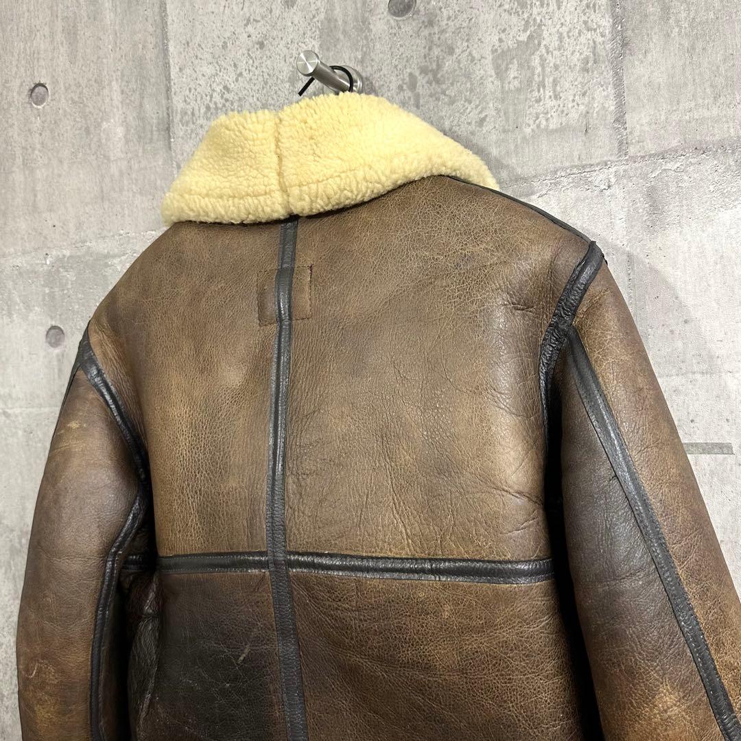 AVIREX B-3 フライトジャケット ムートン USA製 1978復刻タイプ