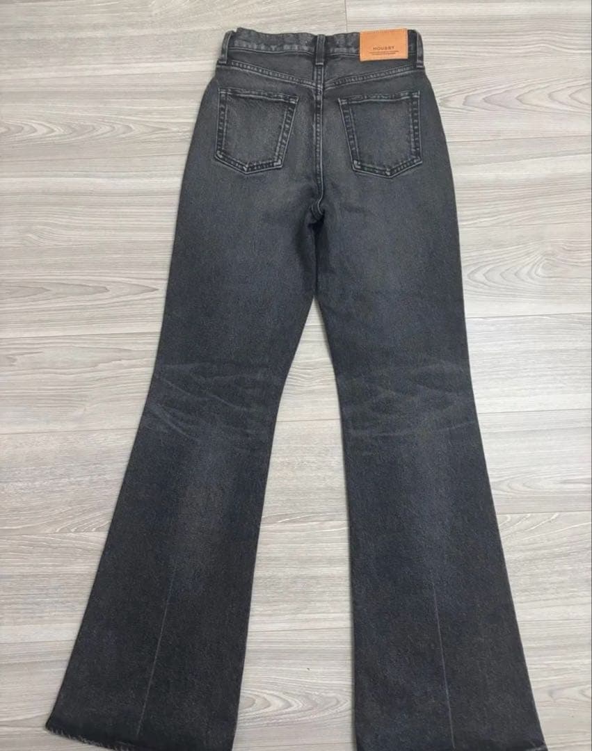 MOUSSY MVS L Black flare【ロング丈26】