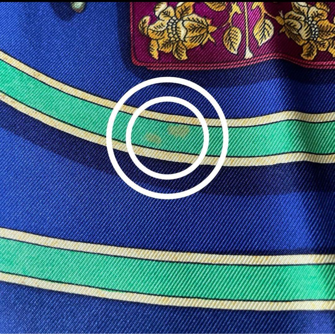 エルメス　シルク香水瓶デザインスカーフ