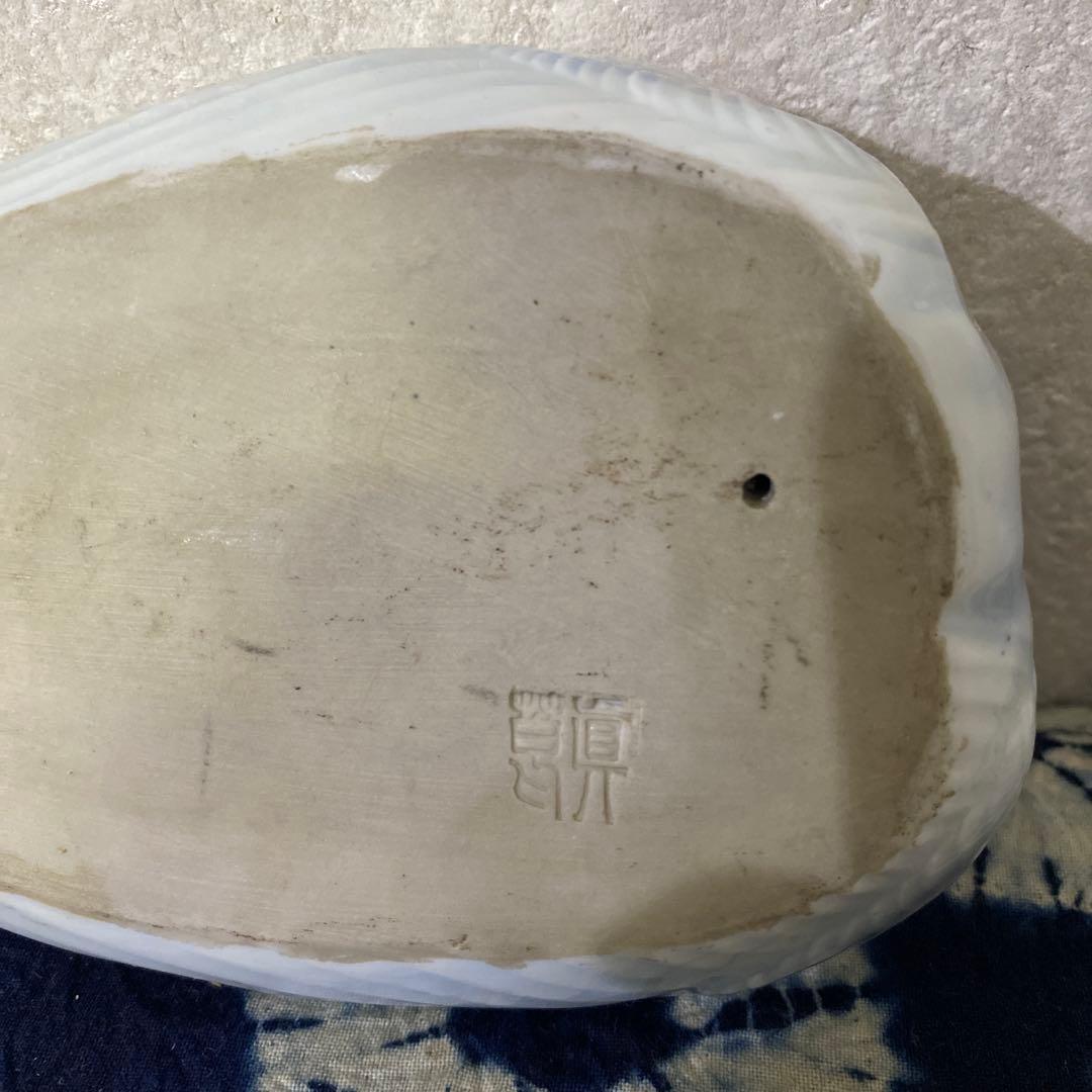 真葛香山　鳥　置物