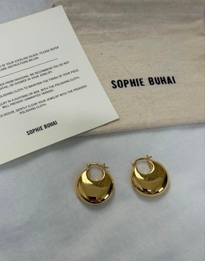 Sophie Buhai ソフィーブハイゴールド クラシック ピアス ペア