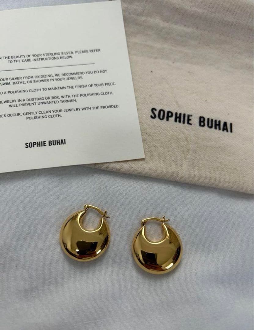 Sophie Buhai ソフィーブハイゴールド クラシック ピアス ペア