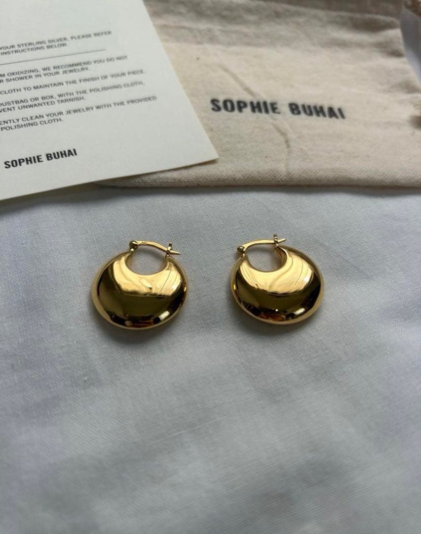 Sophie Buhai ソフィーブハイゴールド クラシック ピアス ペア