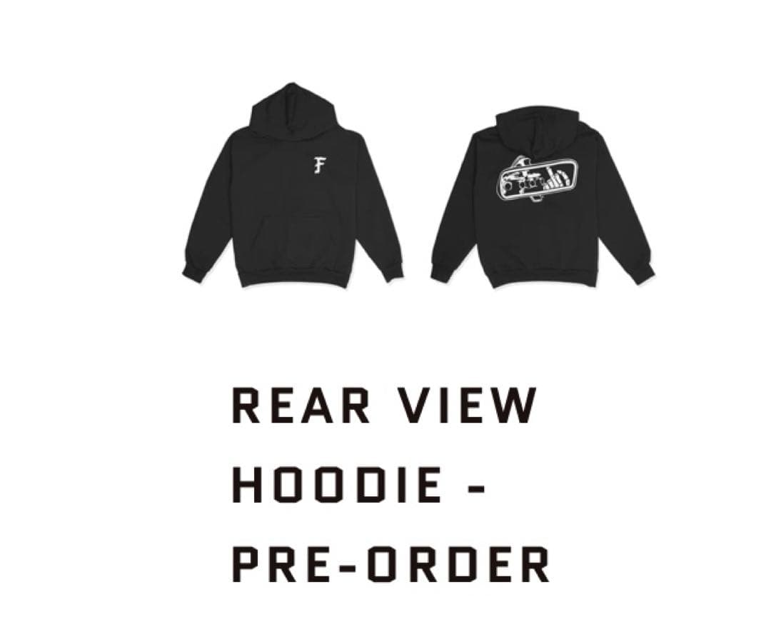 実物 RearViewHoodie Mサイズ fog frwd forward