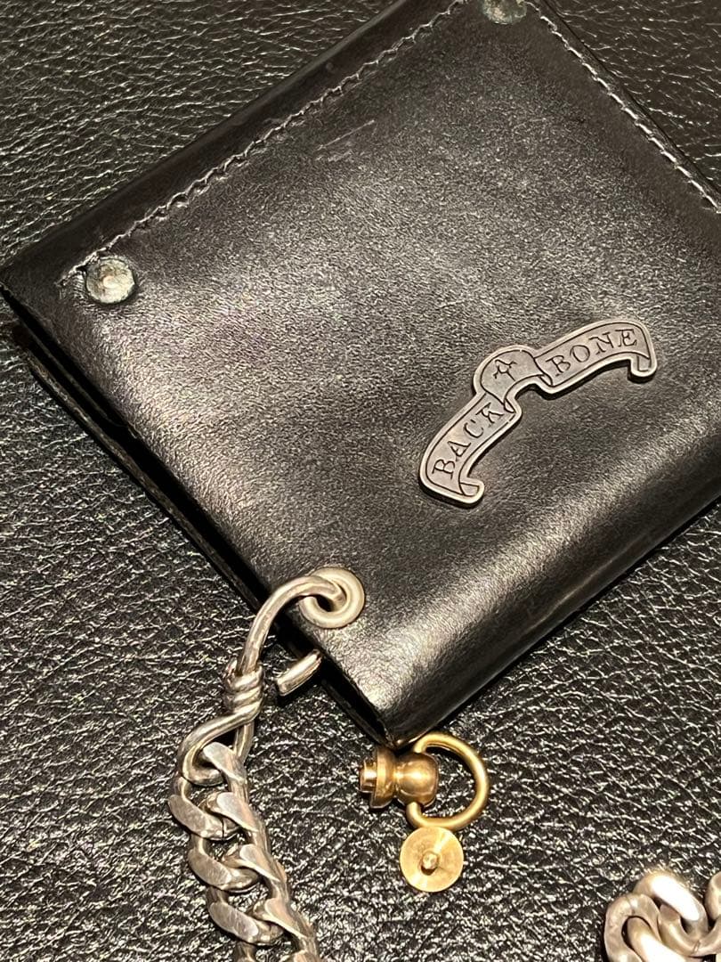 鉾 BACKBONE × HTC コラボ　レザーウォレット　財布