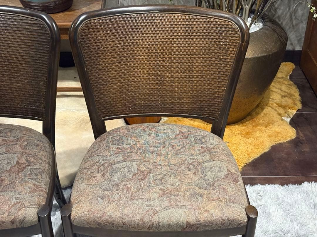 karimoku カリモク　ダイニングチェア　リビングチェア　ラタン IYG