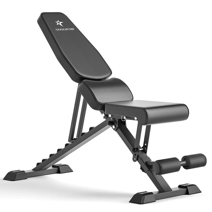 トレーニングベンチ デクラインベンチ 8段階調節 折り畳み