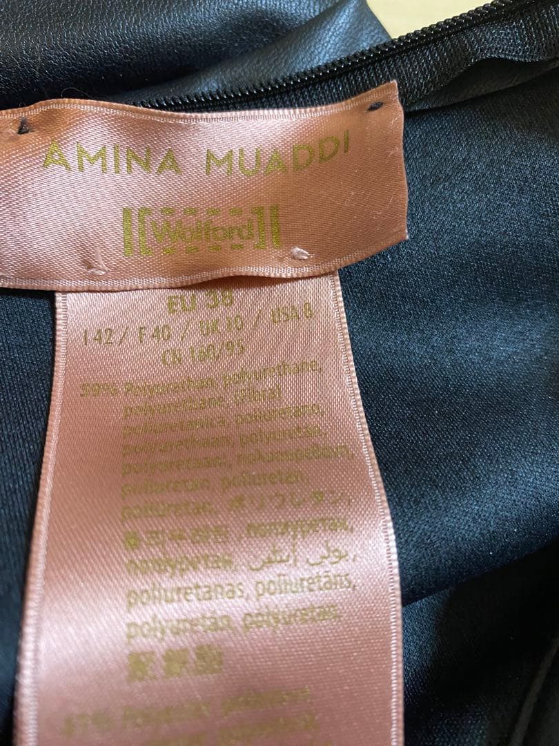Wolford × Amina Muaddi ボディスーツ MサイズEU38黒