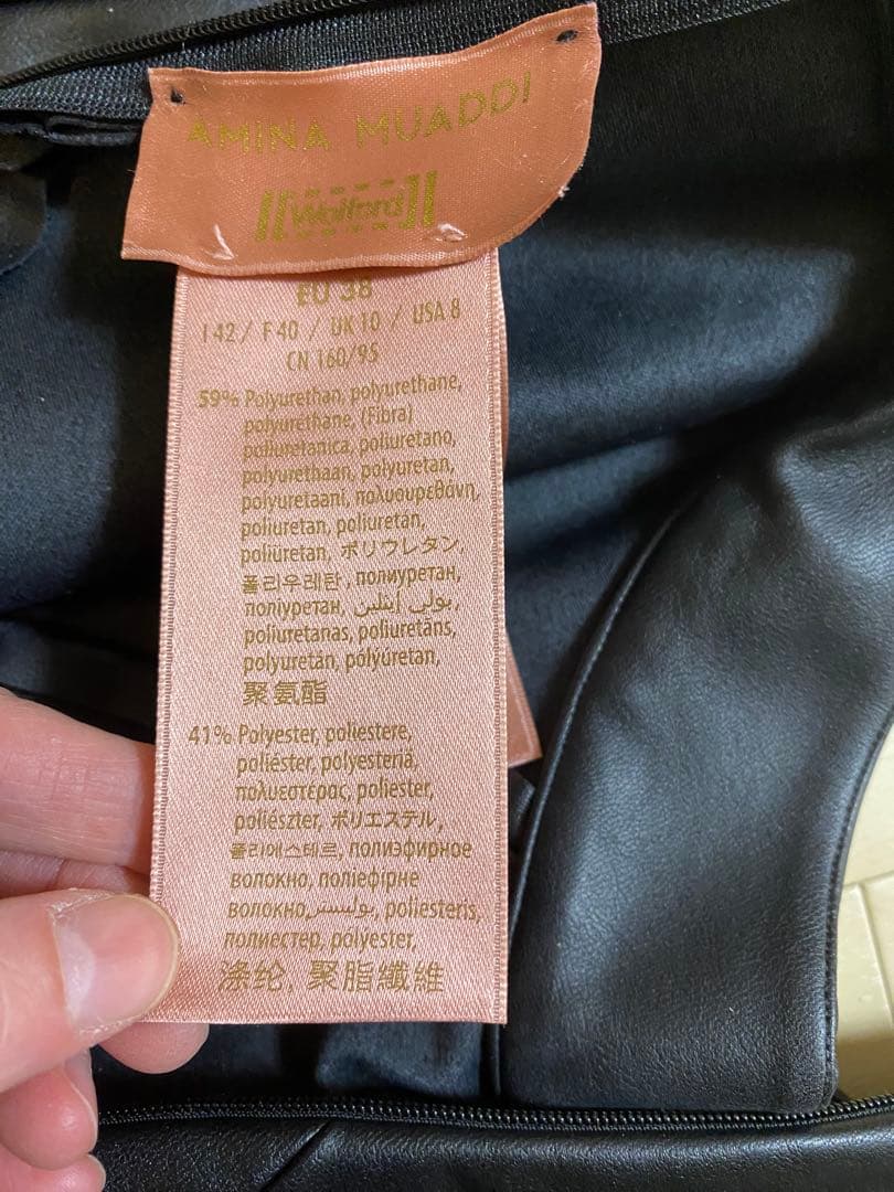 Wolford × Amina Muaddi ボディスーツ MサイズEU38黒