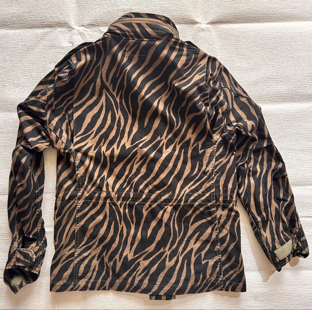 hysteric ゼブラ柄 ミリタリージャケット