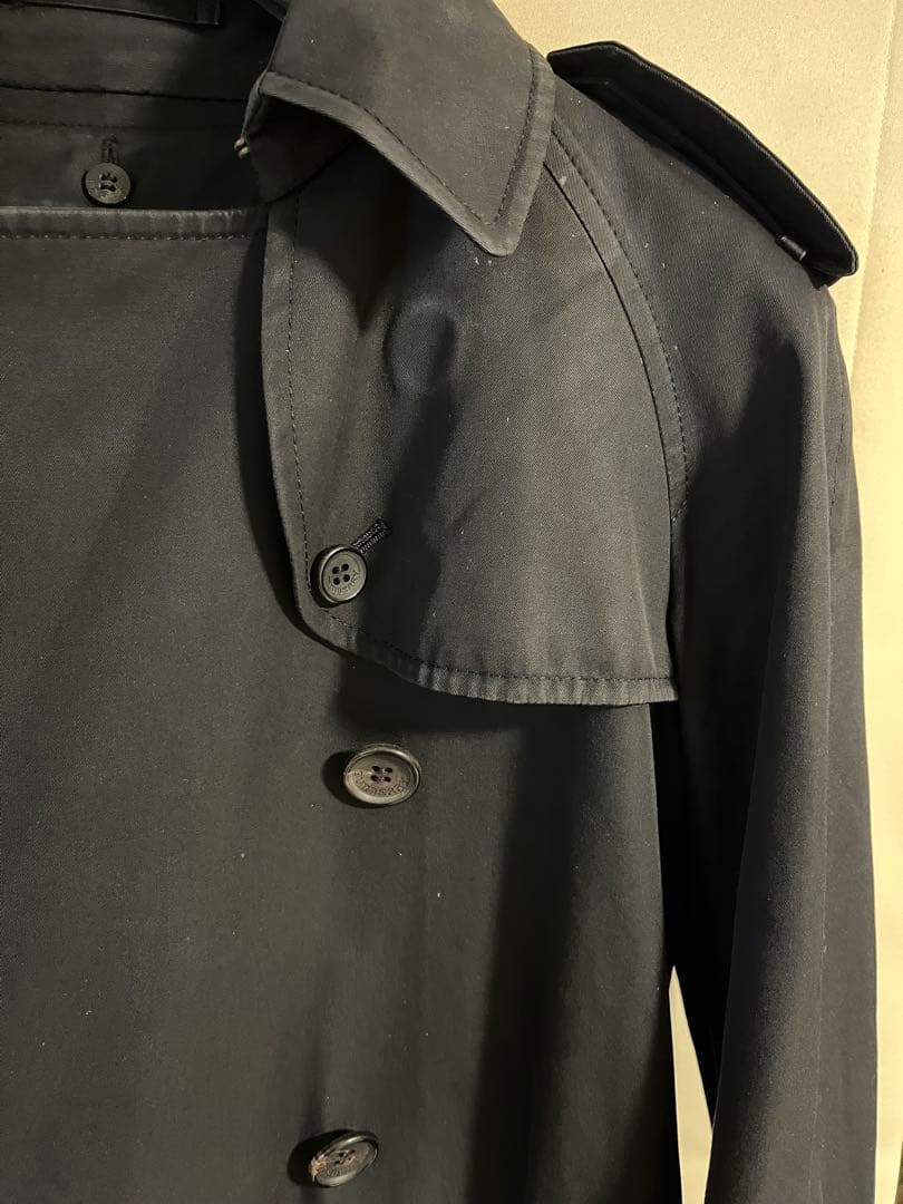 BURBERRY バーバリー 定番 ブラック トレンチコート 38